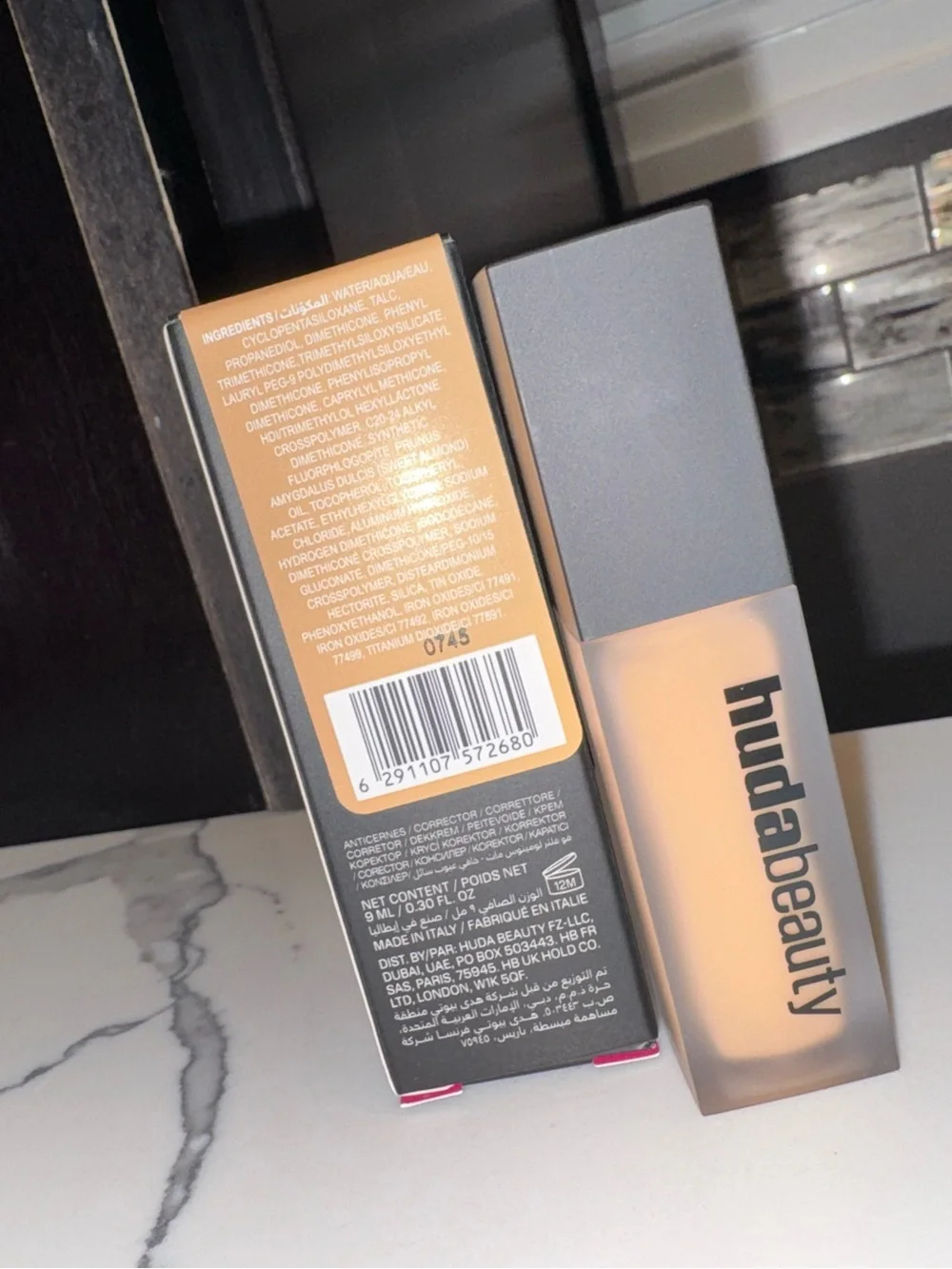 Huda Beauty #FauxFilter Luminous Matte Concealer – 4.5G Granola - NEW
